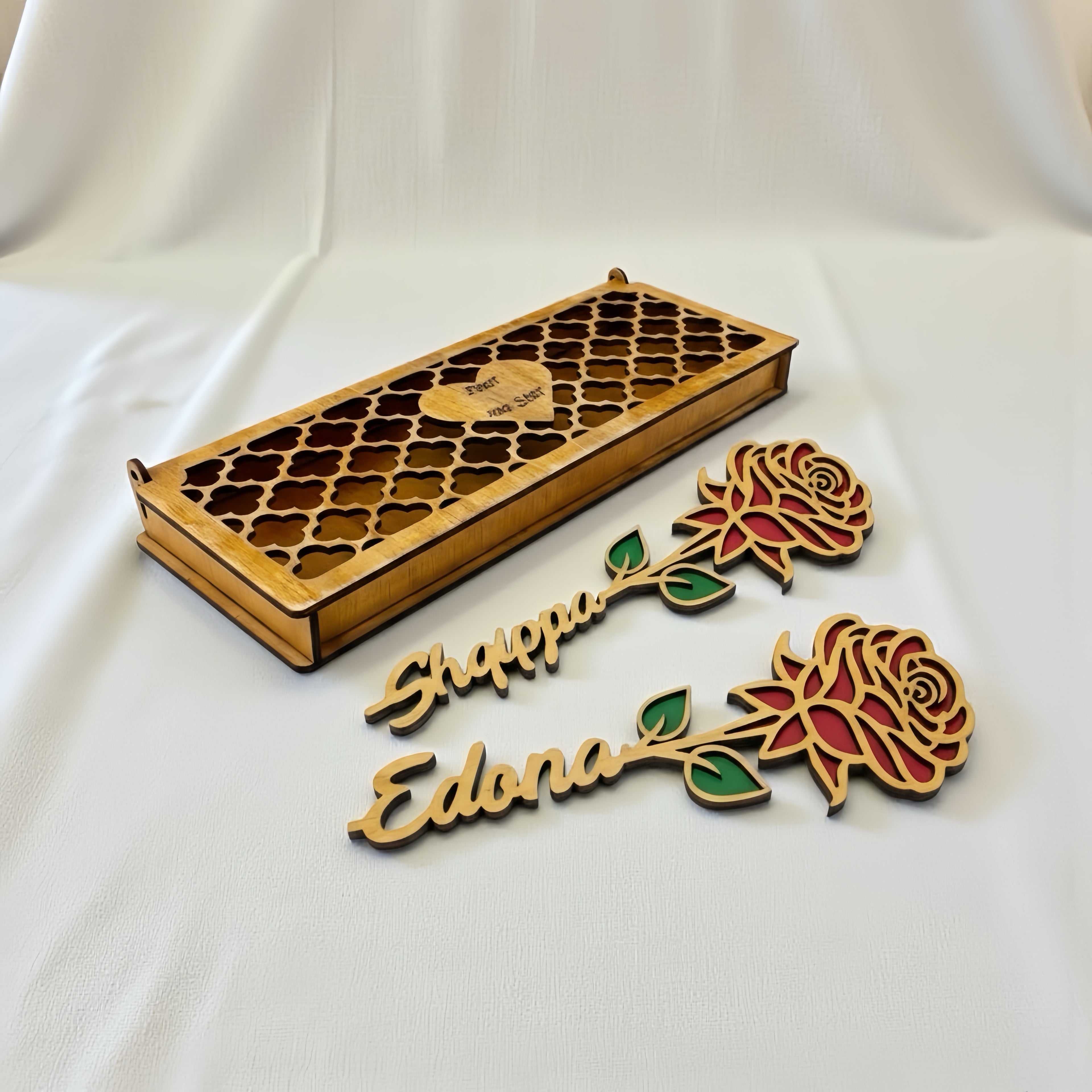 Pack fleur + boîte personalisable