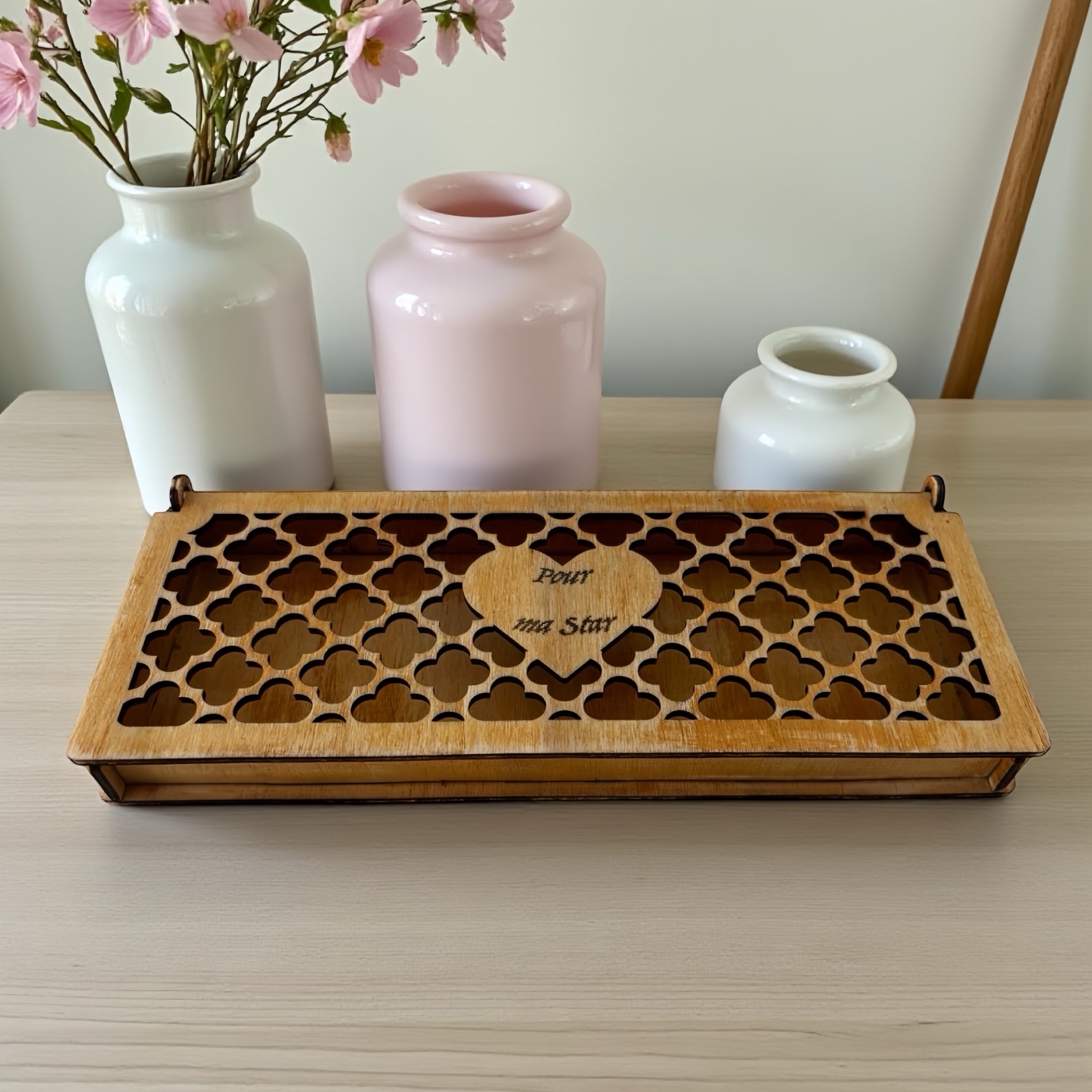 Boite pour rose personnalisée